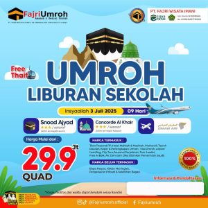 Umroh Liburan Sekolah 03 Juli '25