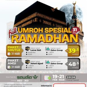 Umrah Full Ramadhan 2026 - 31 Hari